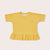 Daffodil Stripe Boxy Frill Tee