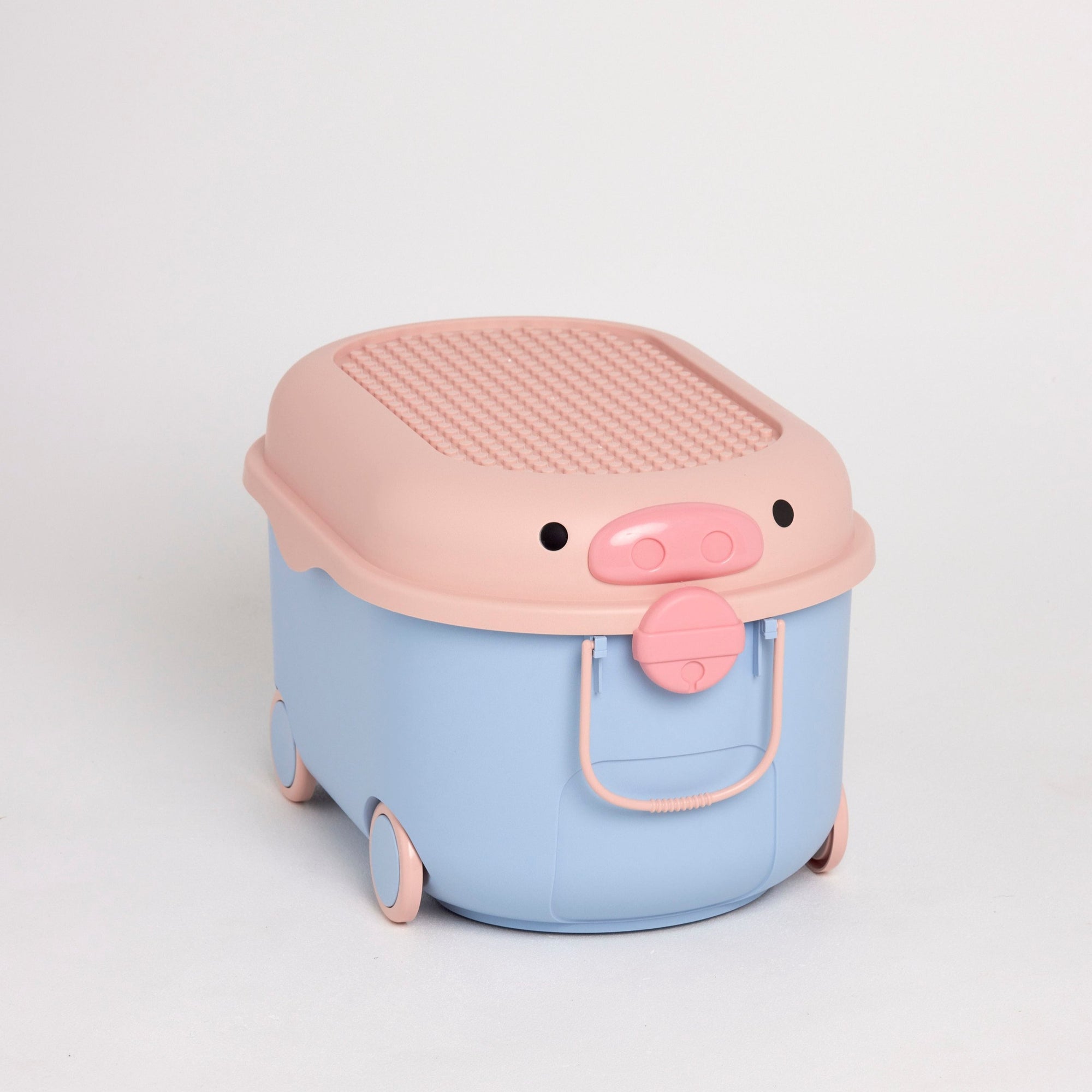 Ride A Long Storage Pig Medium (Blue and Pink)