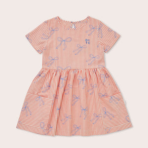 Ruby Stripe Ribbon Noa Dress