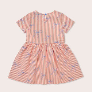 Ruby Stripe Ribbon Noa Dress