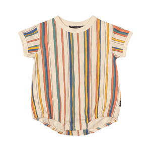 Stripe Polo Oversized Baby Bodysuit