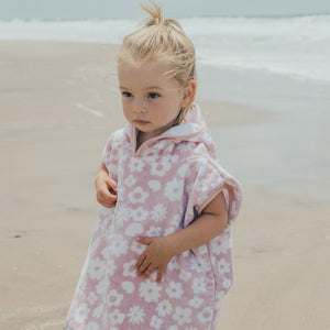 Baby Hooded Towel (Blush Floral)