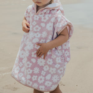 Baby Hooded Towel (Blush Floral)