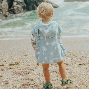 Baby Hooded Towel (Pacific Blue)