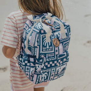 Mini Backpack (Blush Postcards)