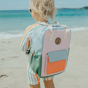 Mini Backpack (Sunset Colour Block)