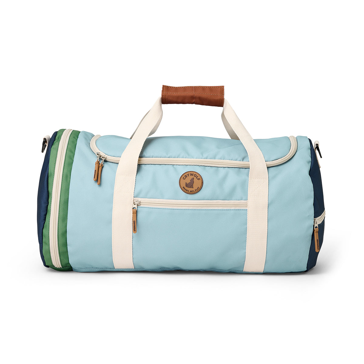 Packable Duffel Bag (Ocean Colour Block)