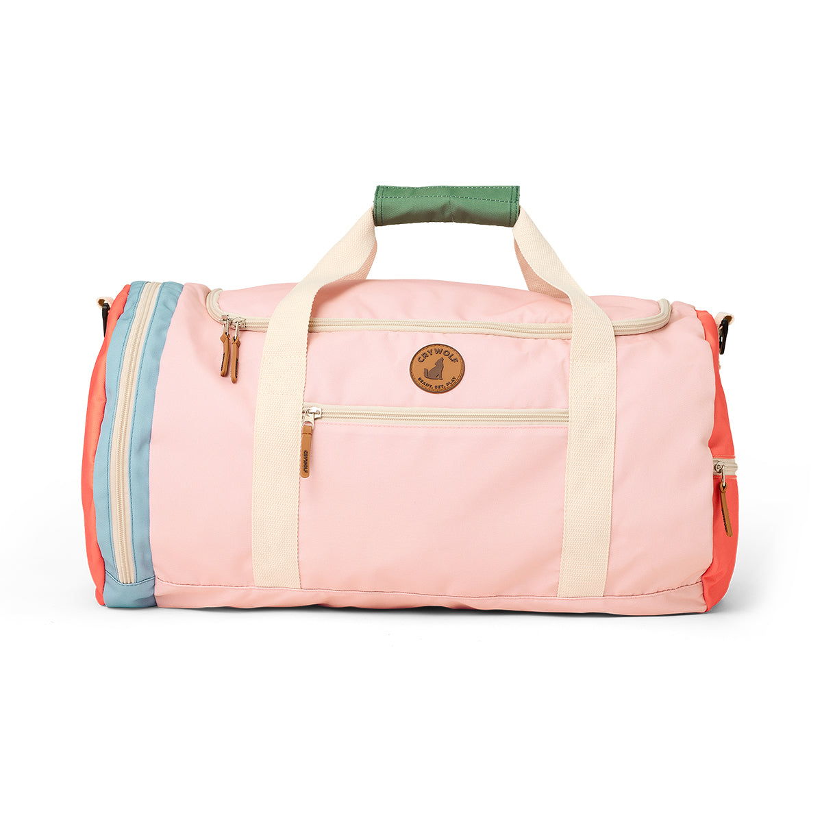 Packable Duffel Bag (Sunset Colour Block)