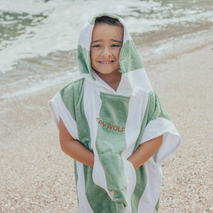 Hooded Towel (Coastal Stripe)