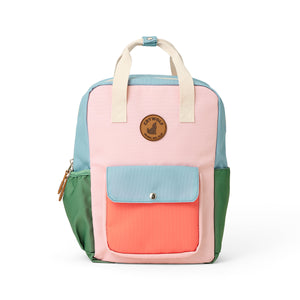 Mini Backpack (Sunset Colour Block)