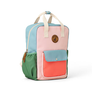 Mini Backpack (Sunset Colour Block)