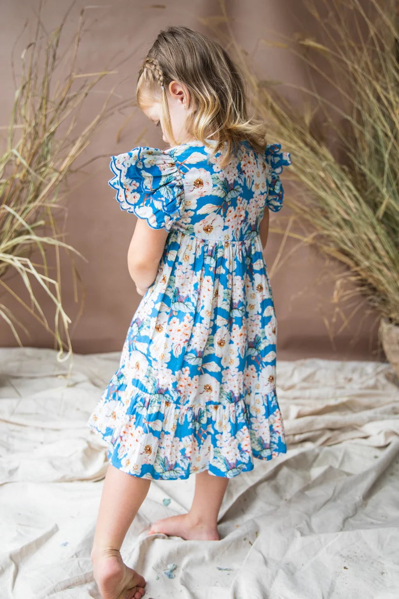 Baby girl clearance blue floral dress