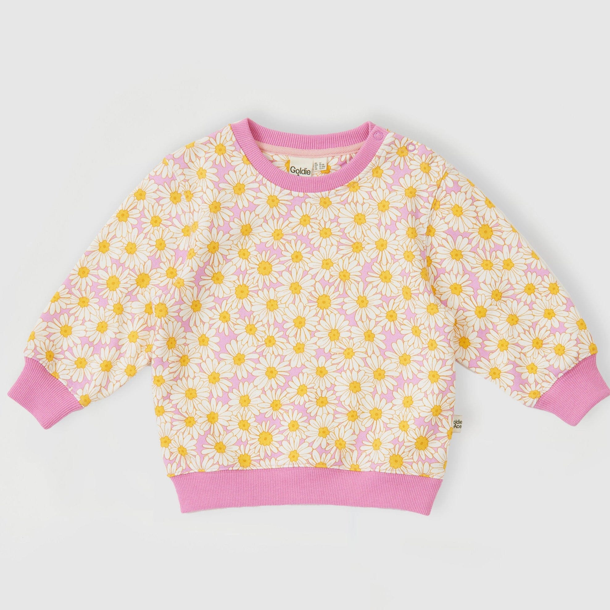 DAISY MEADOW RELAXED TERRY SWEATER