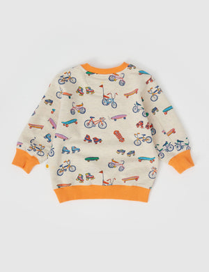 PLAY ALL DAY RELAXED TERRY SWEATER