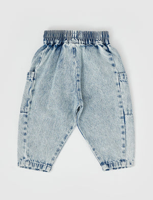 KIT DENIM POCKET PANT (LIGHT DENIM)