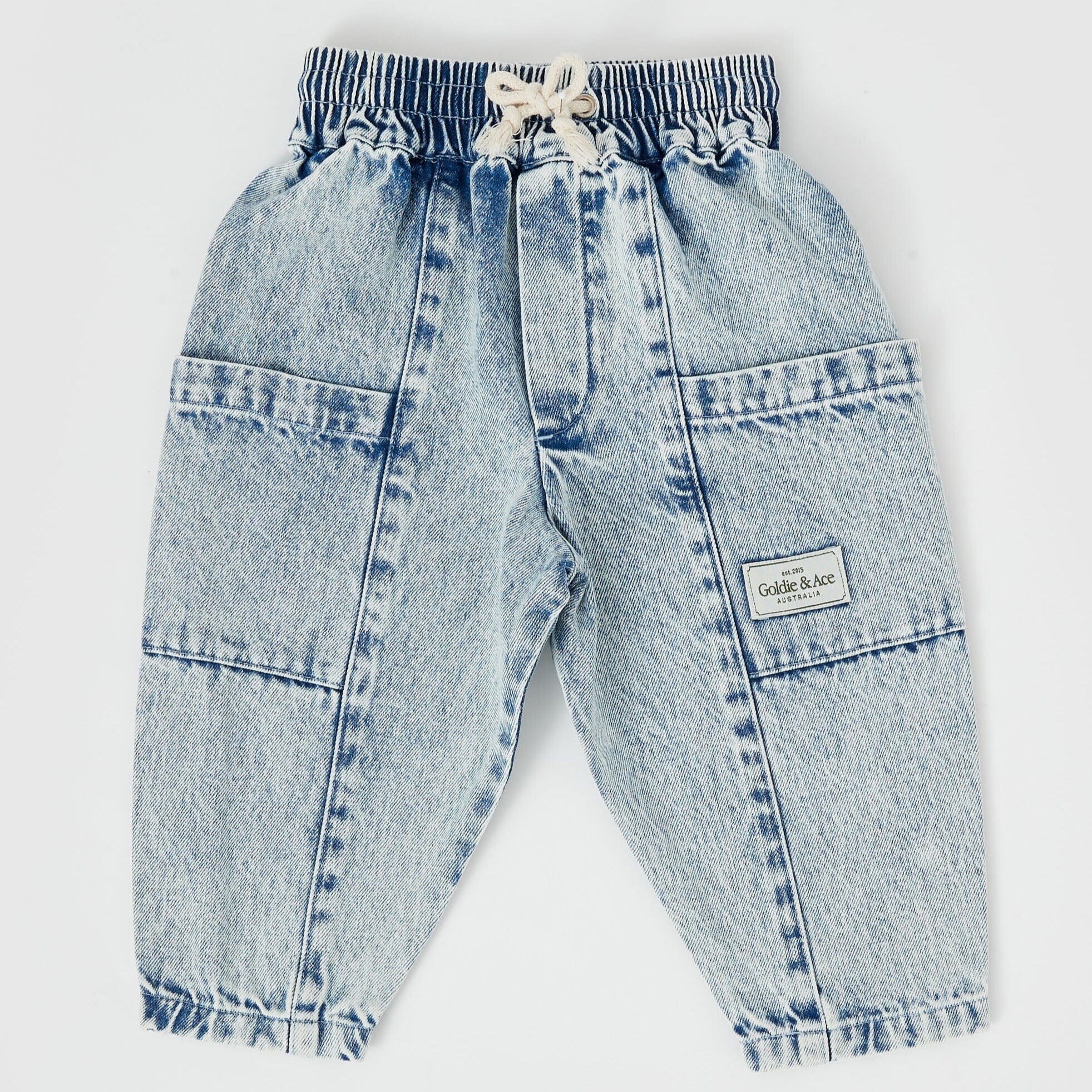 KIT DENIM POCKET PANT (LIGHT DENIM)