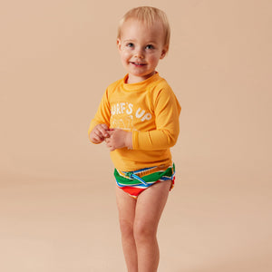 Bold Stripe Swim Nappy