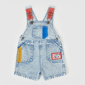 Burton Colour Pop Cargo Denim Overalls