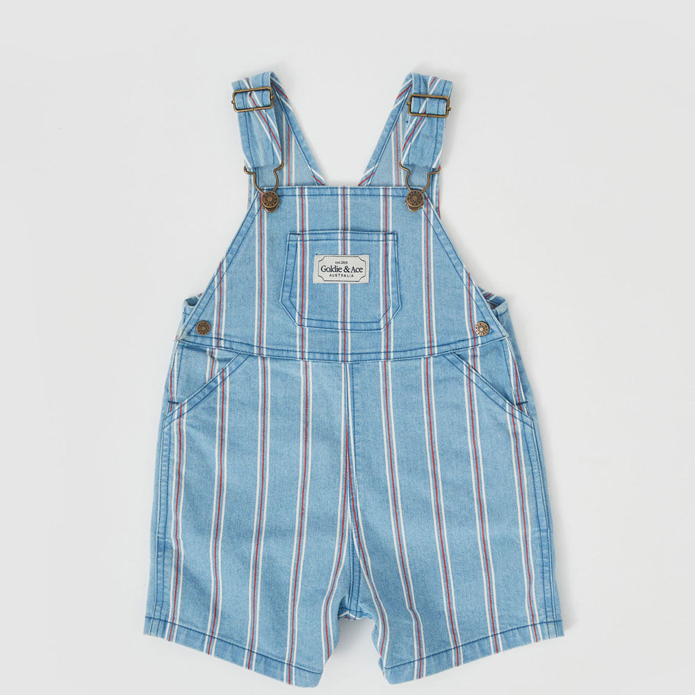 Burton Classic Stripe Denim Overalls