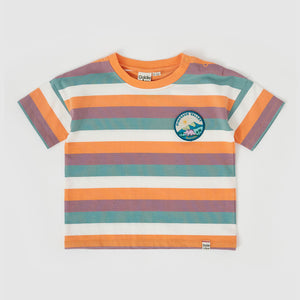 Dino Valley Stripe T-Shirt