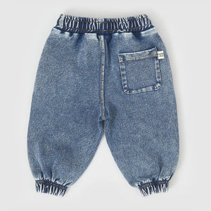 Leo French Terry Denim Look Joggers