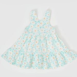 Tully Tiered Pinafore Dress