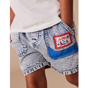 Noah Colour Pop Cargo Denim Shorts