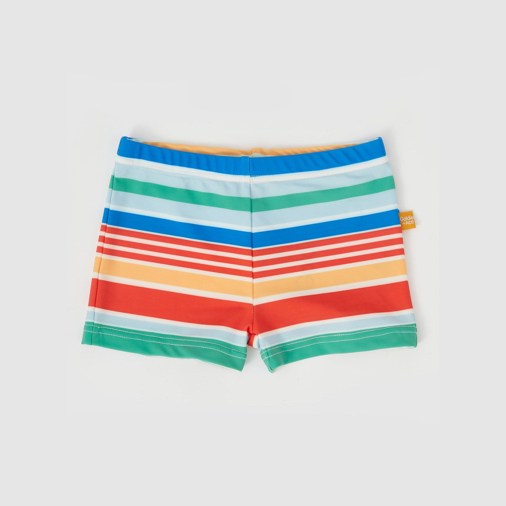 Bold Stripe Swim Shorties