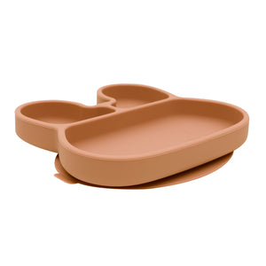 Bunny Stickie Plate (Dark Peach)