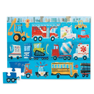 Classic Floor Puzzle 36 pcs (Vehicles)