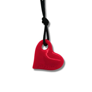 Red Heart Chew Pendant