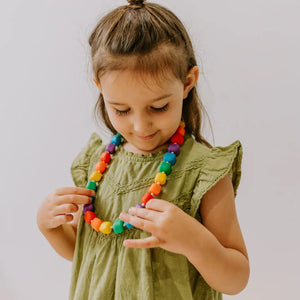 Princess And The Pea Chew Necklace (Bright)