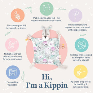 Kitty Kippin Organic Cotton Baby Comforter