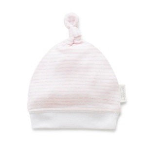 Stripe Knot Hat (Pink)