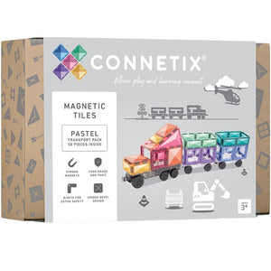 Connetix 50 Piece Pastel Transport Pack