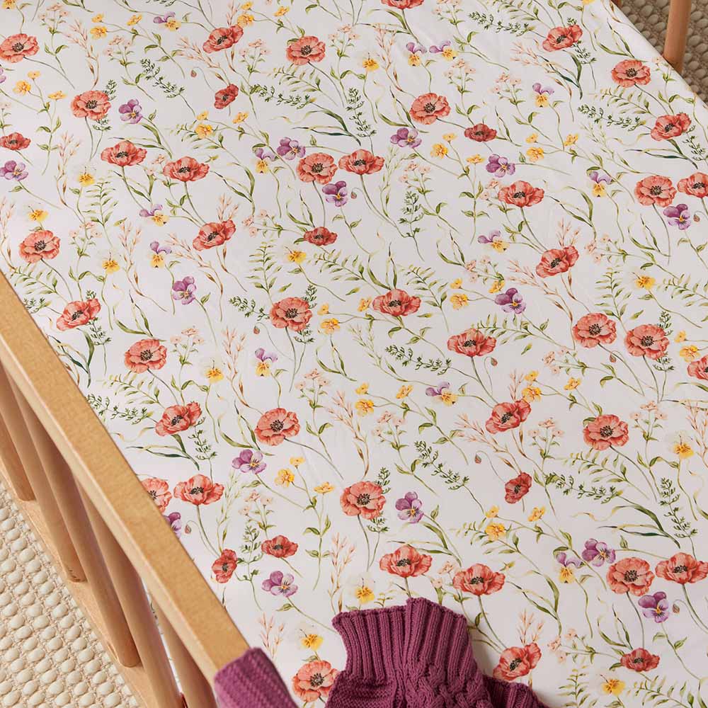 Meadow Organic Fitted Cot Sheet