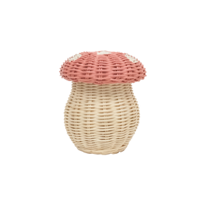 Toadstool Basket (Musk & Straw)