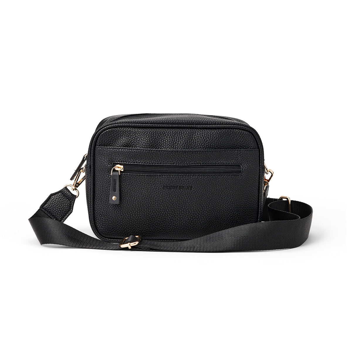 Harper Cross Body Bag (Black Pebble)