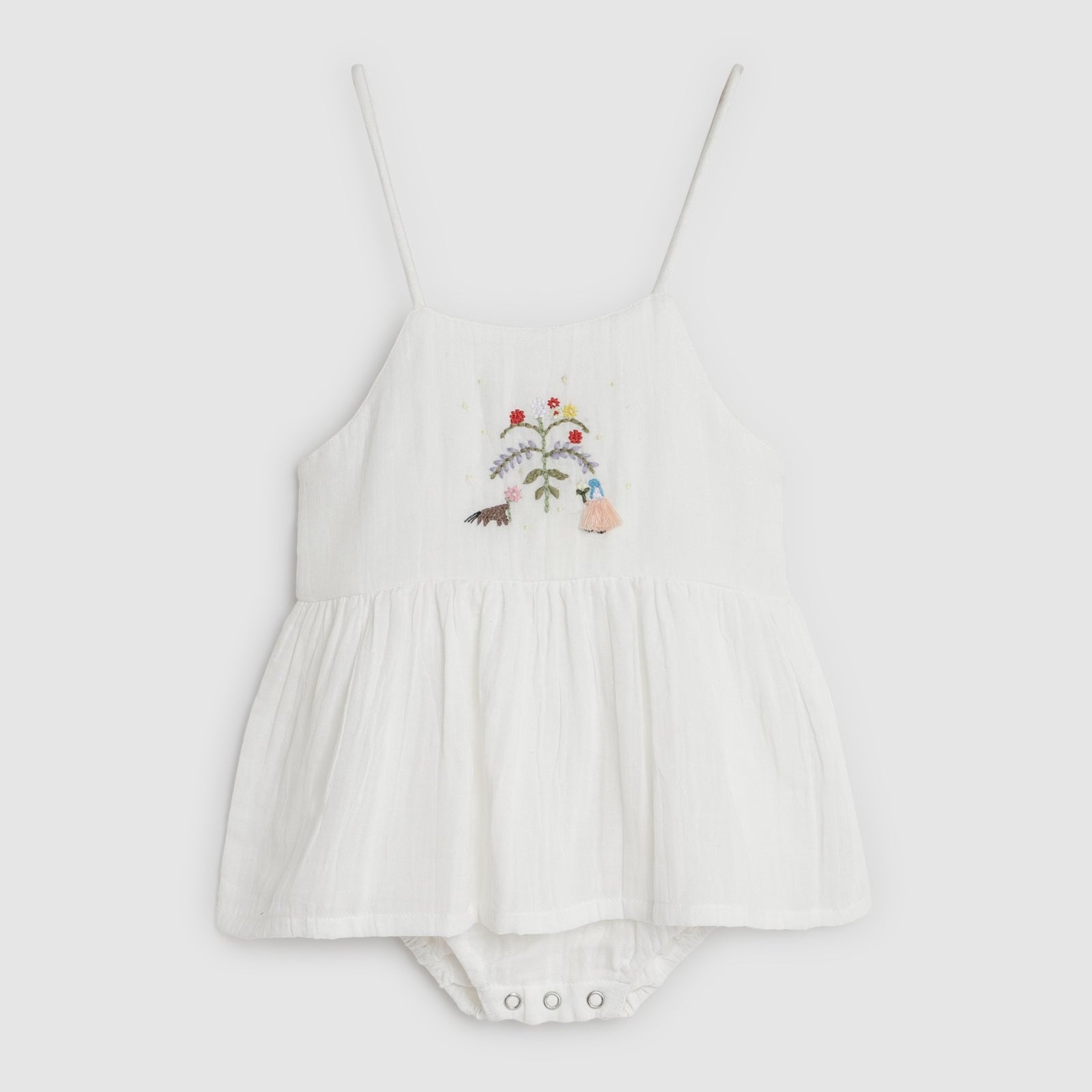 Ivana Playsuit - White