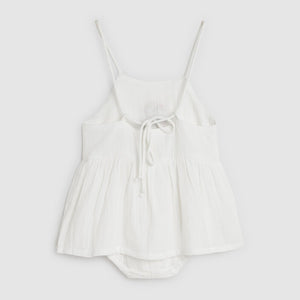 Ivana Playsuit - White