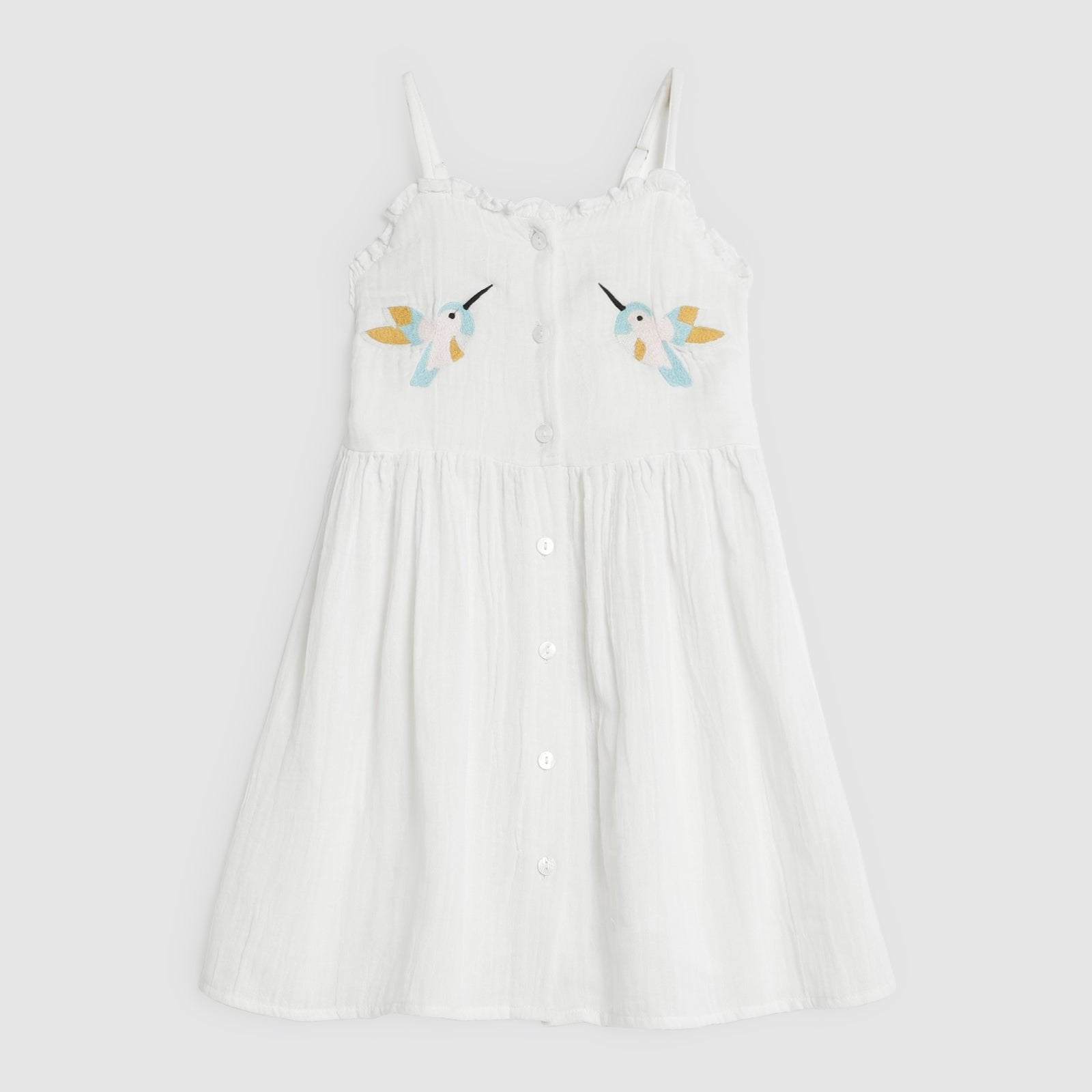 Billie Dress - White Birds