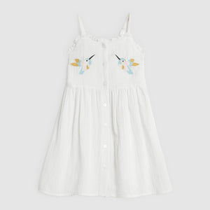 Billie Dress - White Birds