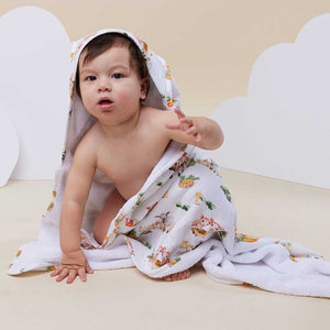 Farm Organic Hooded Baby Towel