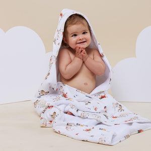 Pony Pals Organic Hooded Baby Towel