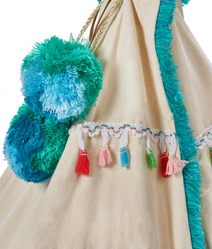 Woodstock Wigwan-Doll`s Teepee (Aqua)