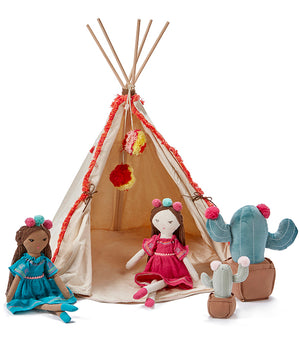 Woodstock Wigwan-Doll`s Teepee (Coral)