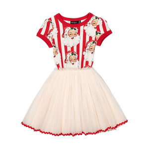 Santa Stripe Circus Dress