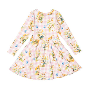 BUNNY BOUQUET WAISTED DRESS