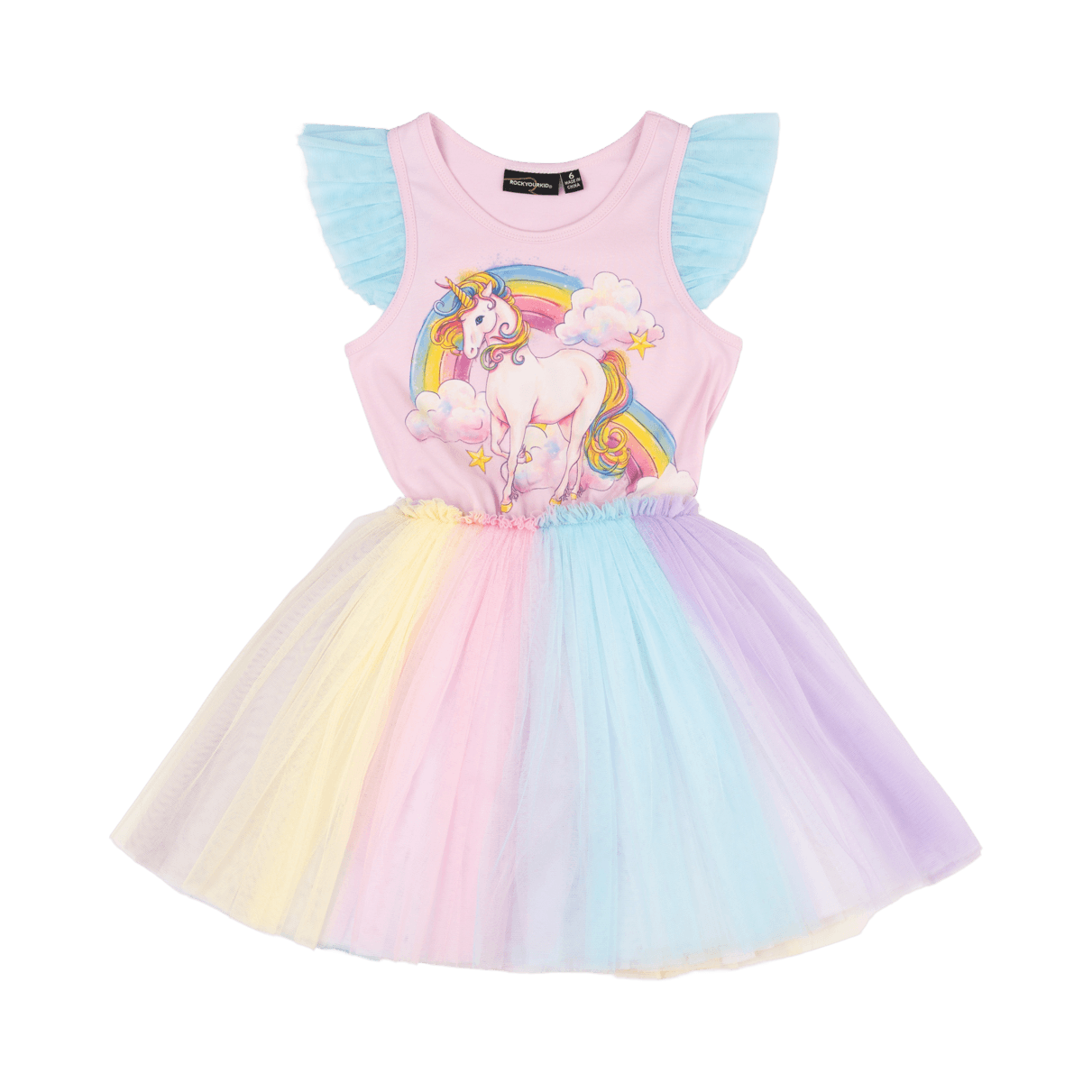 Unicorn Rainbow Singlet Circus Dress