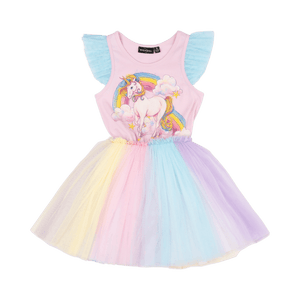 Unicorn Rainbow Singlet Circus Dress